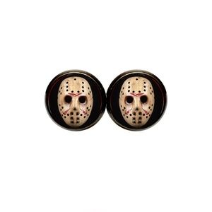 Jason Mask Earrings - Halloween, Horror